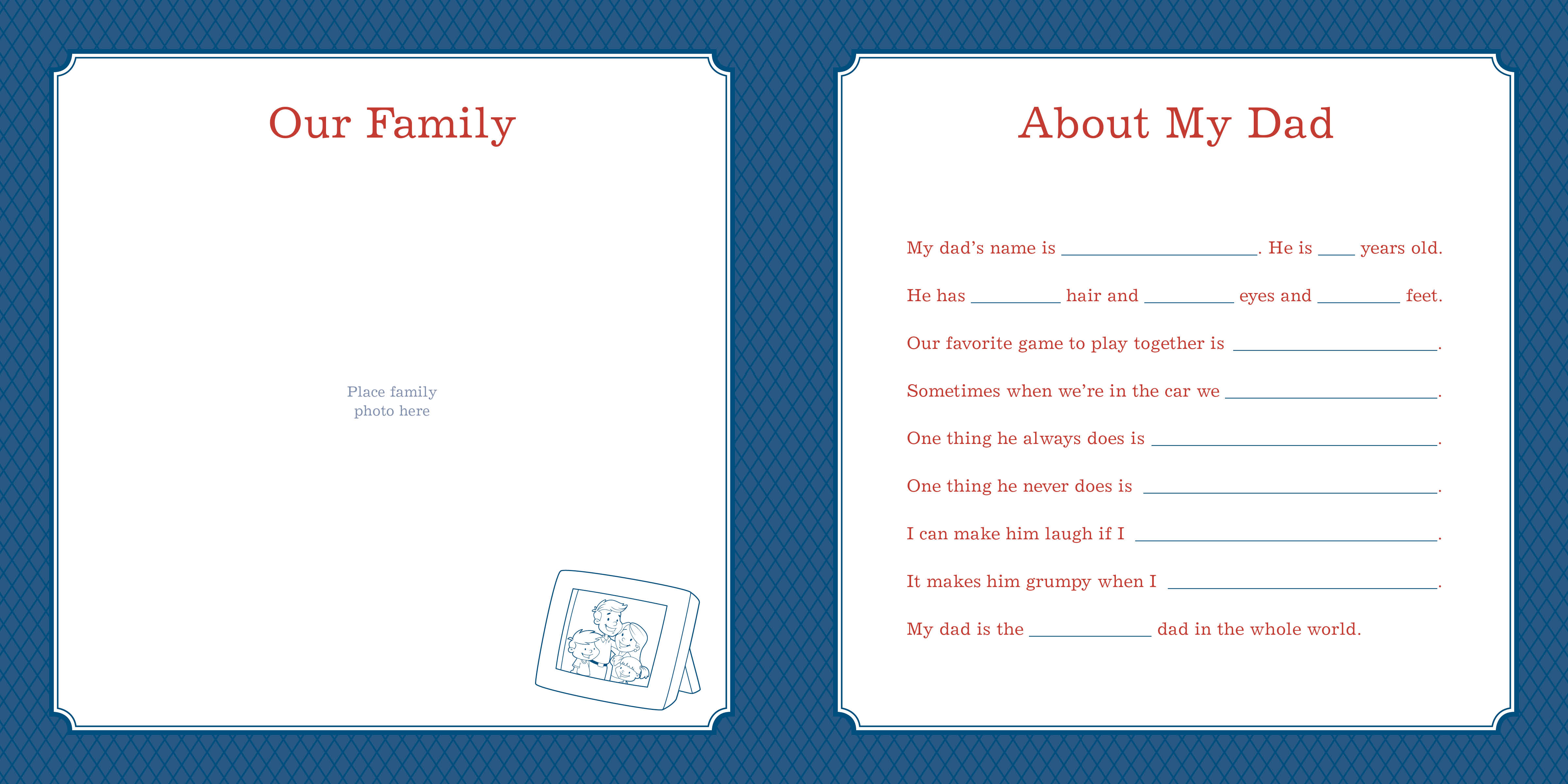 My Dad Activity Journal, , large