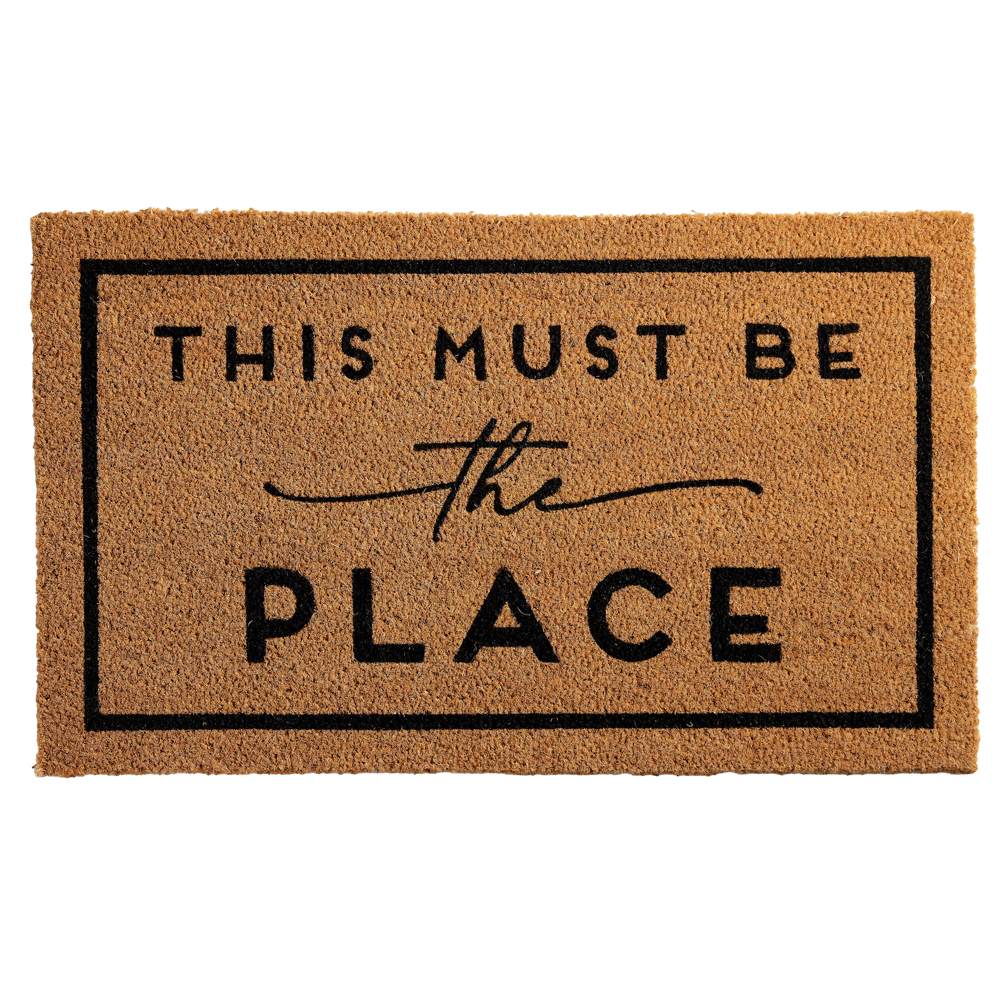 Must Be the Place Welcome Mat, , large image number 0