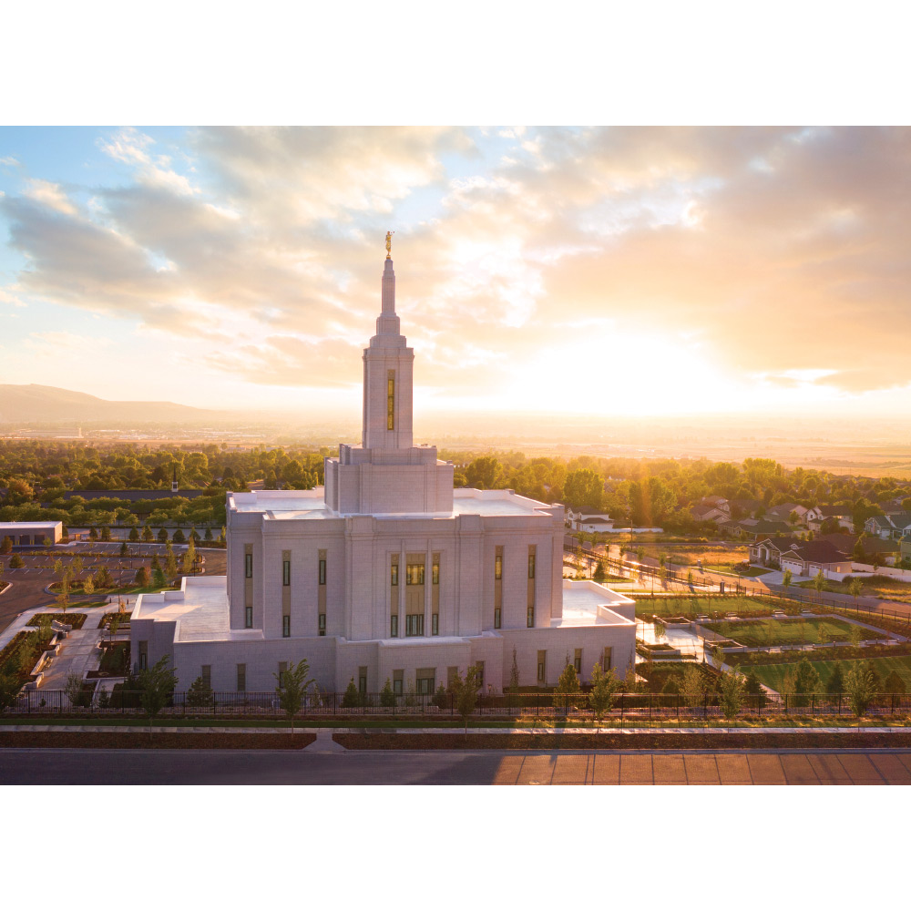 Pocatello Idaho Temple - Heavenly Light Print