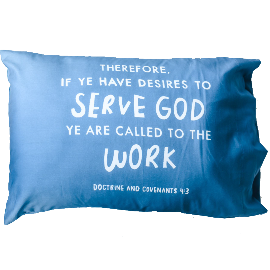 Called to the Work D&C 4:3 Pillowcase, , large image number 0