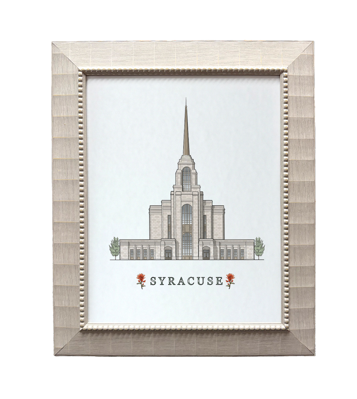 Syracuse Utah Temple (15x18 Framed Paper Print)
