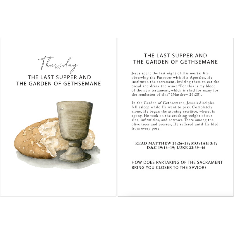 Holy Week Study Card Set, , large image number 3