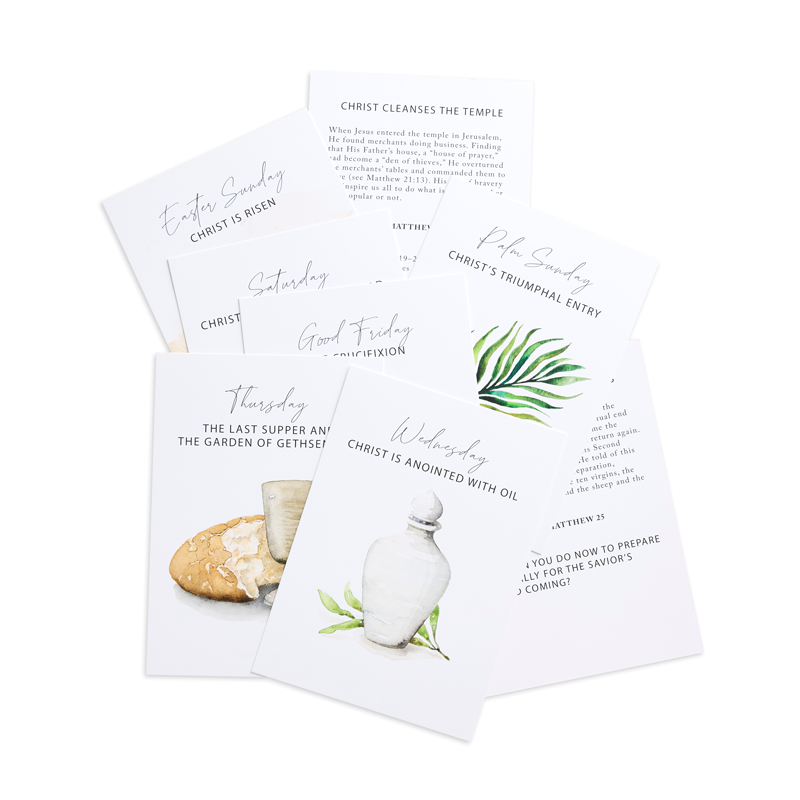 Holy Week Study Card Set, , large image number 0