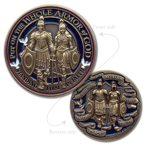 Armor of God Medallion Coin, , large image number 2