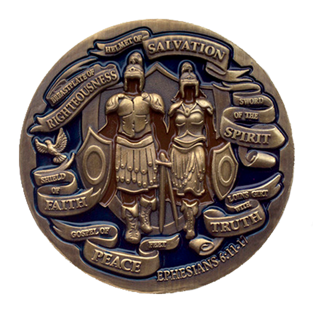 Armor of God Medallion Coin, , large