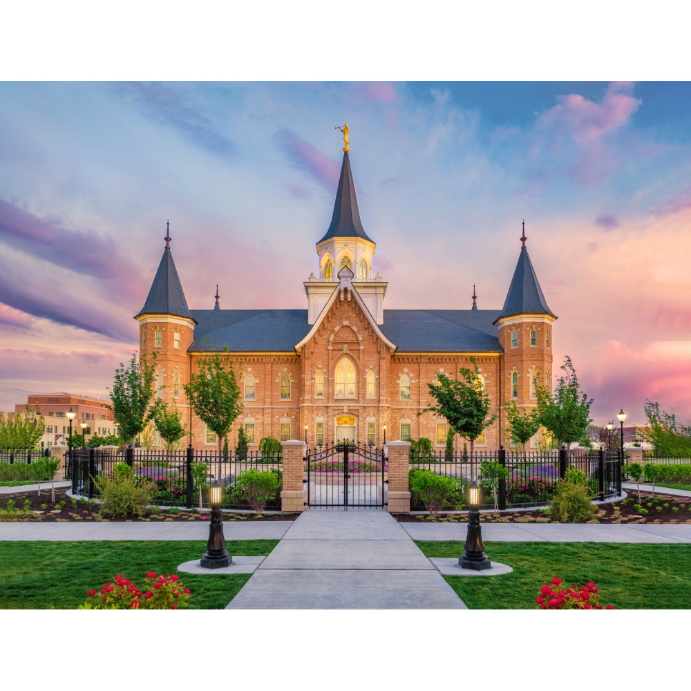 Provo City Center Utah Temple - My Yoke is Easy Print