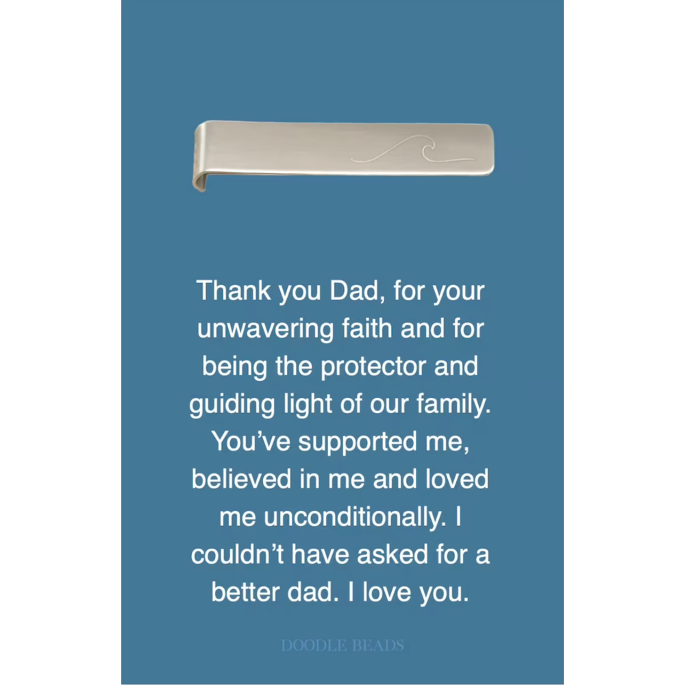Unwavering Faith Tie Bar