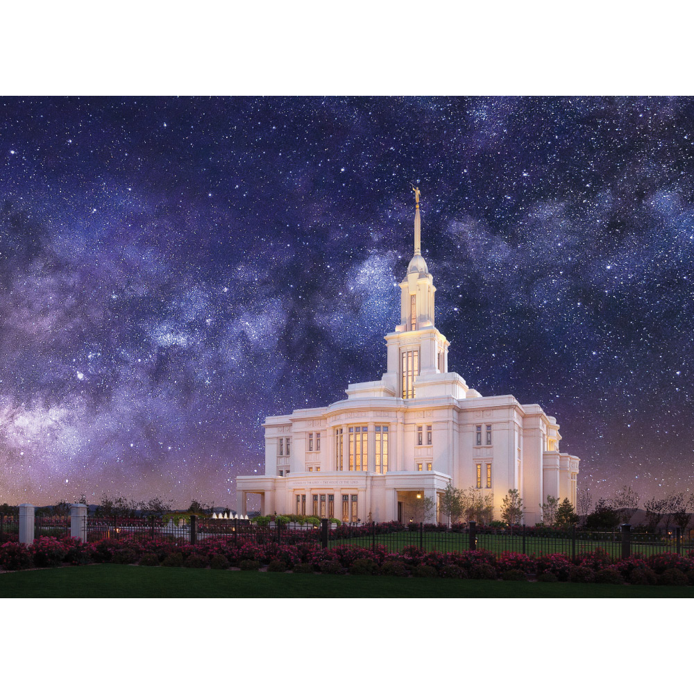 Payson Utah Temple - For Eternity Print