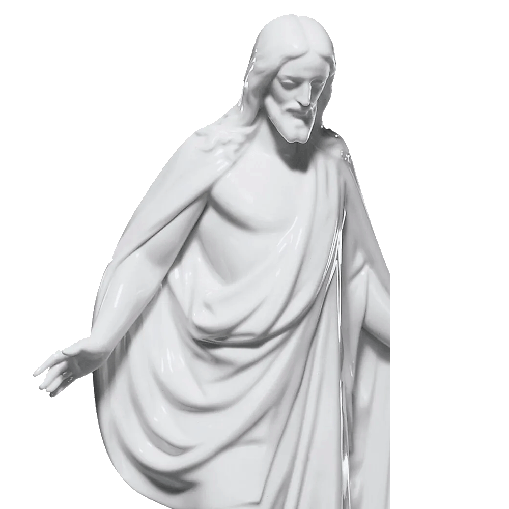 Lladro Christus (20-Inch Glossy Porcelain on Base), , large