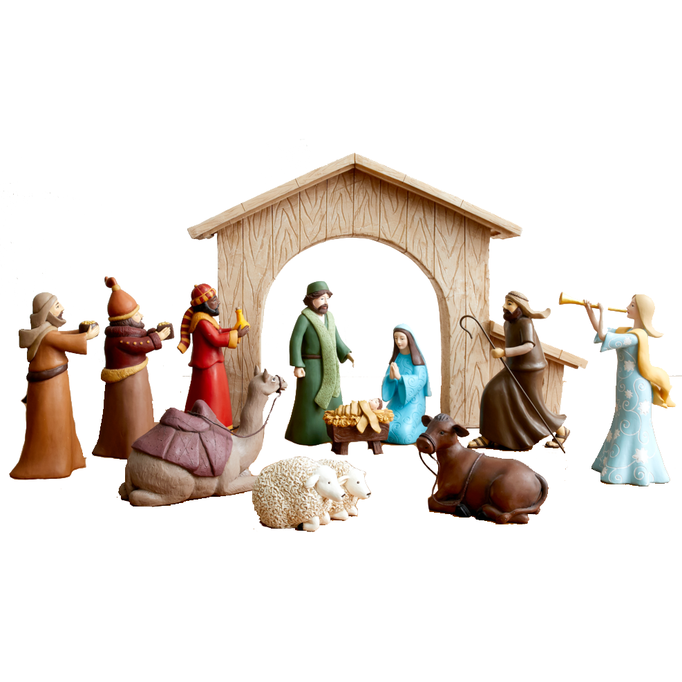 A Christ-Centered Christmas Resin Nativity