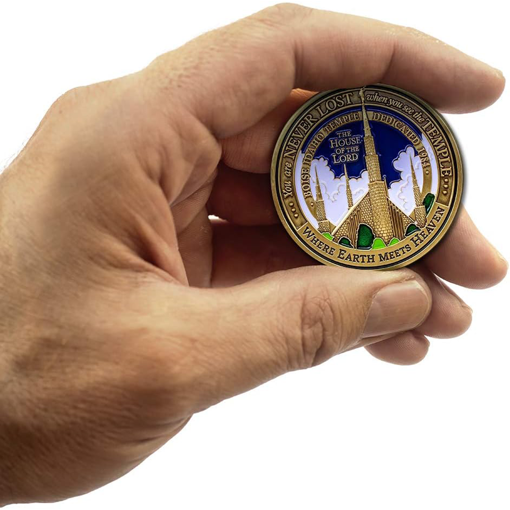 Boise Idaho Temple Temple Medallion Coin, , large image number 5