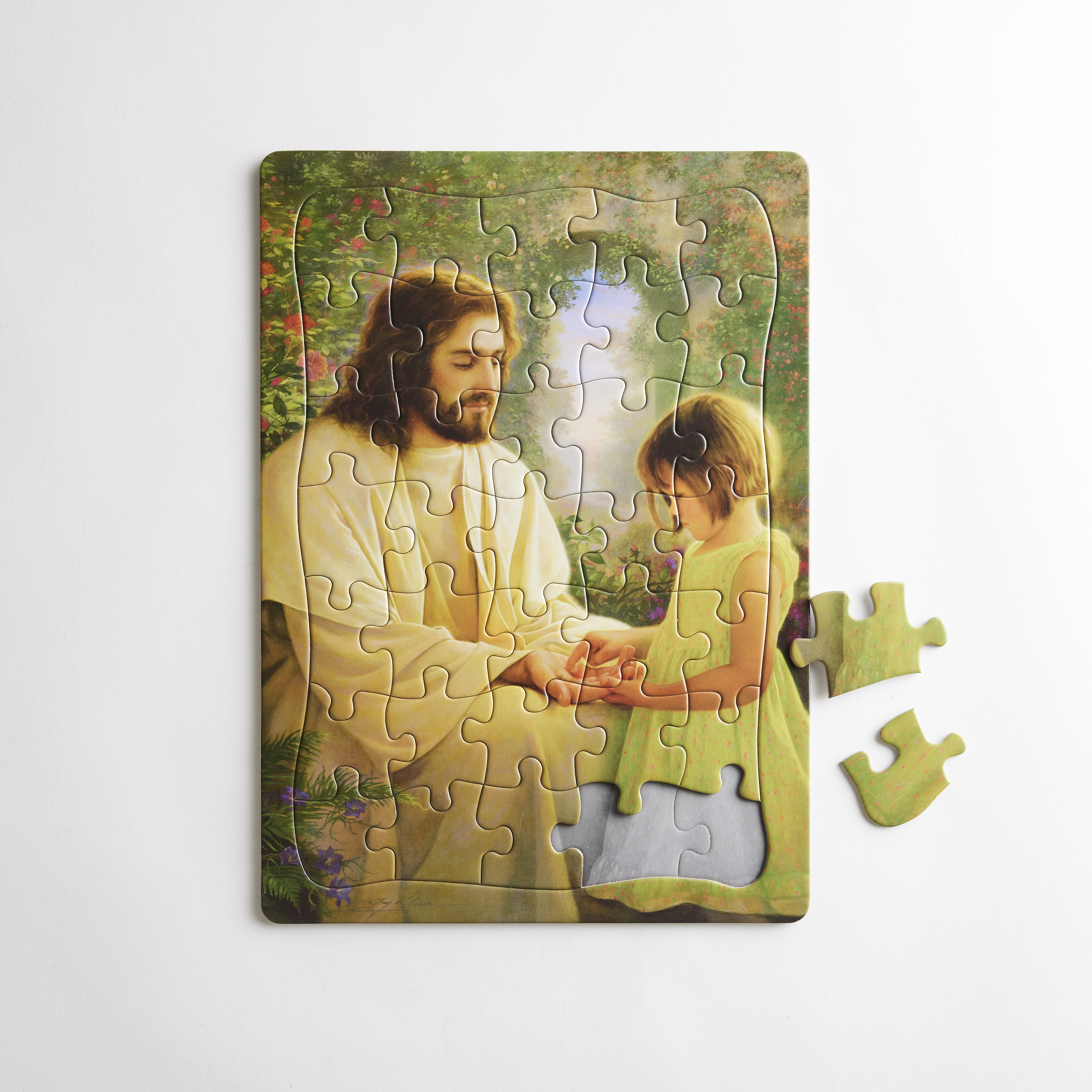 I Feel My Savior's Love 35 Piece Tray Puzzle, , large