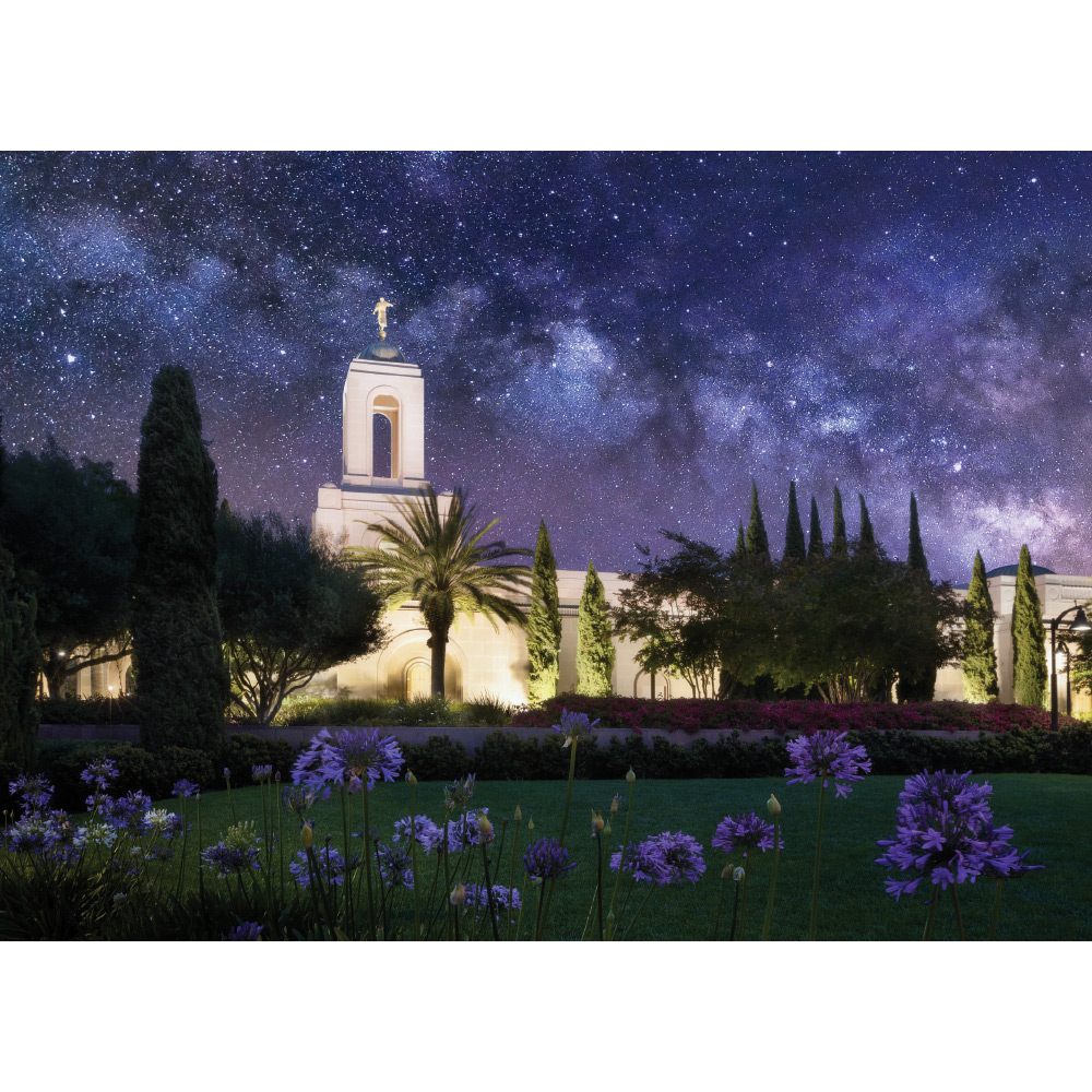 Newport Beach California Temple - For Eternity Print (5x7)
