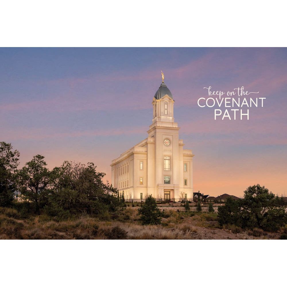 Cedar City Utah Temple Repositionable Poster