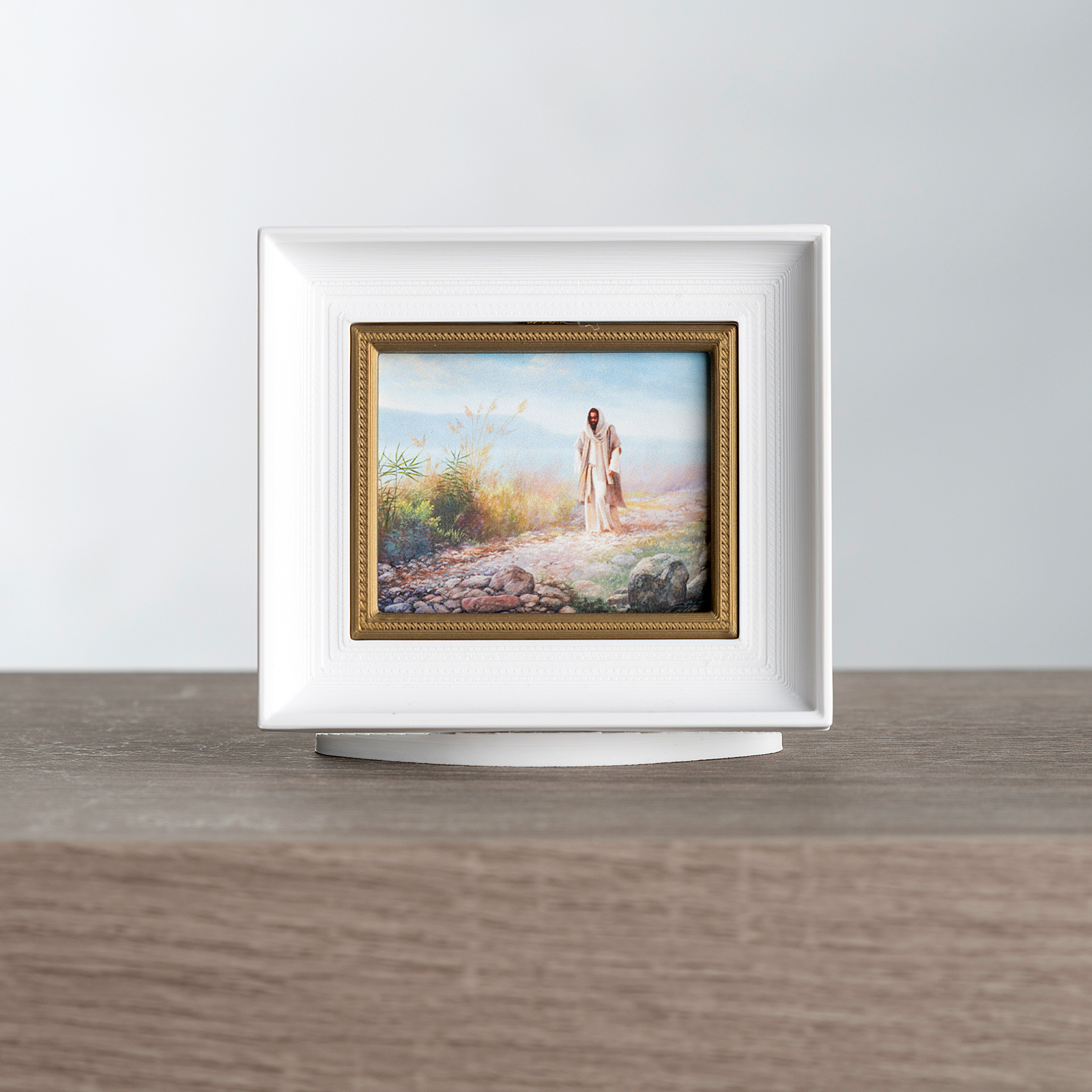 Walk in the Light, Small and Simple (2.75x3 Framed Art)