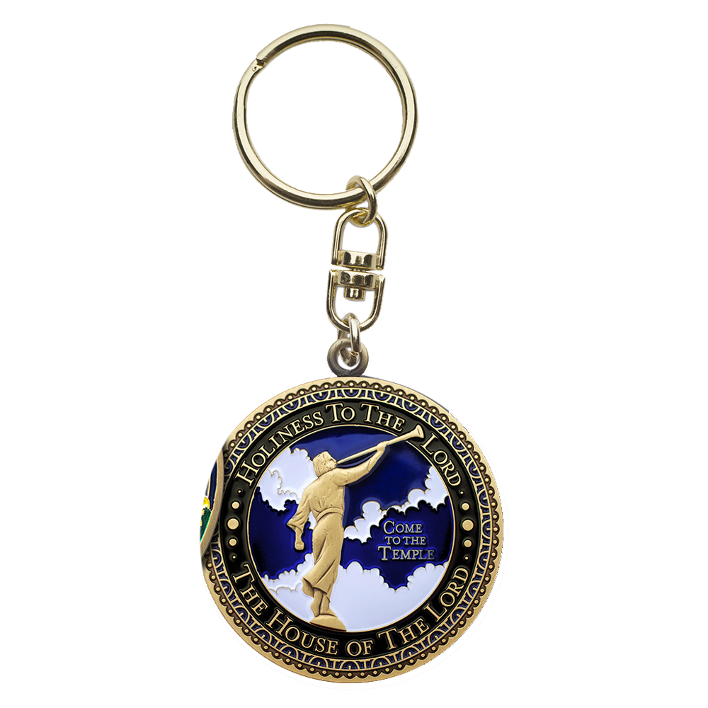 Manti Utah Temple Keychain, , large