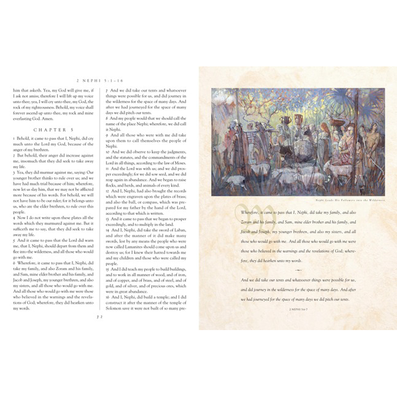The Book of Mormon Heirloom Edition, , large