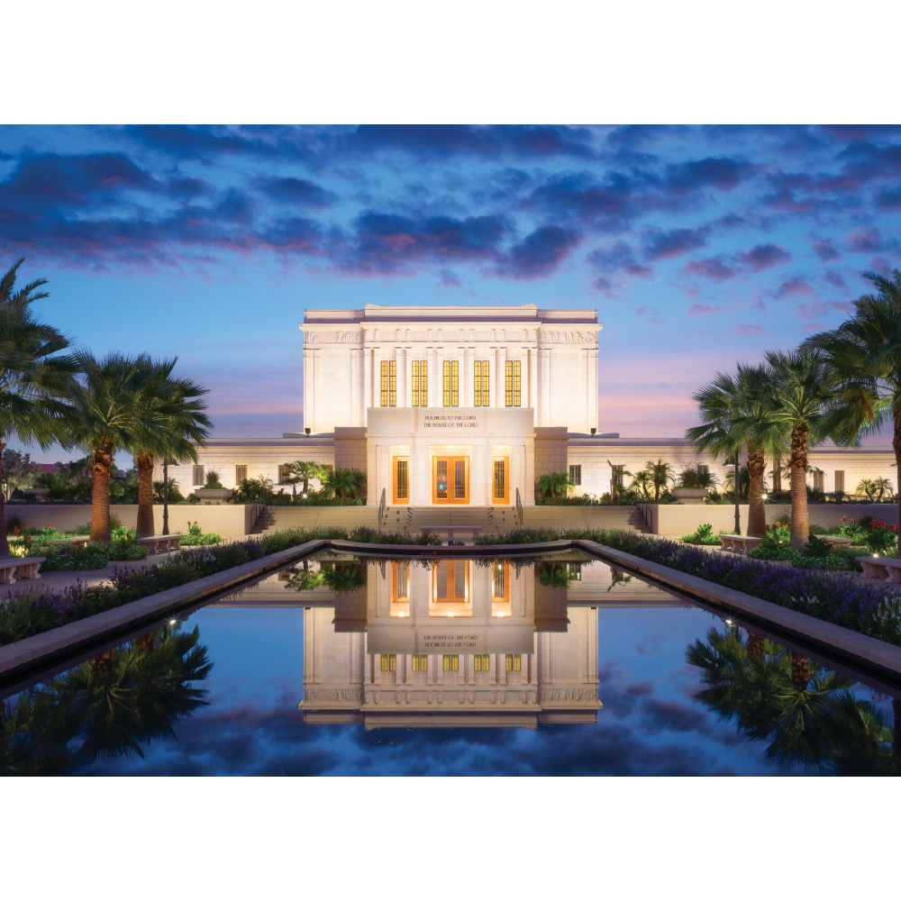 Mesa Arizona Temple - Dawn Skies Print