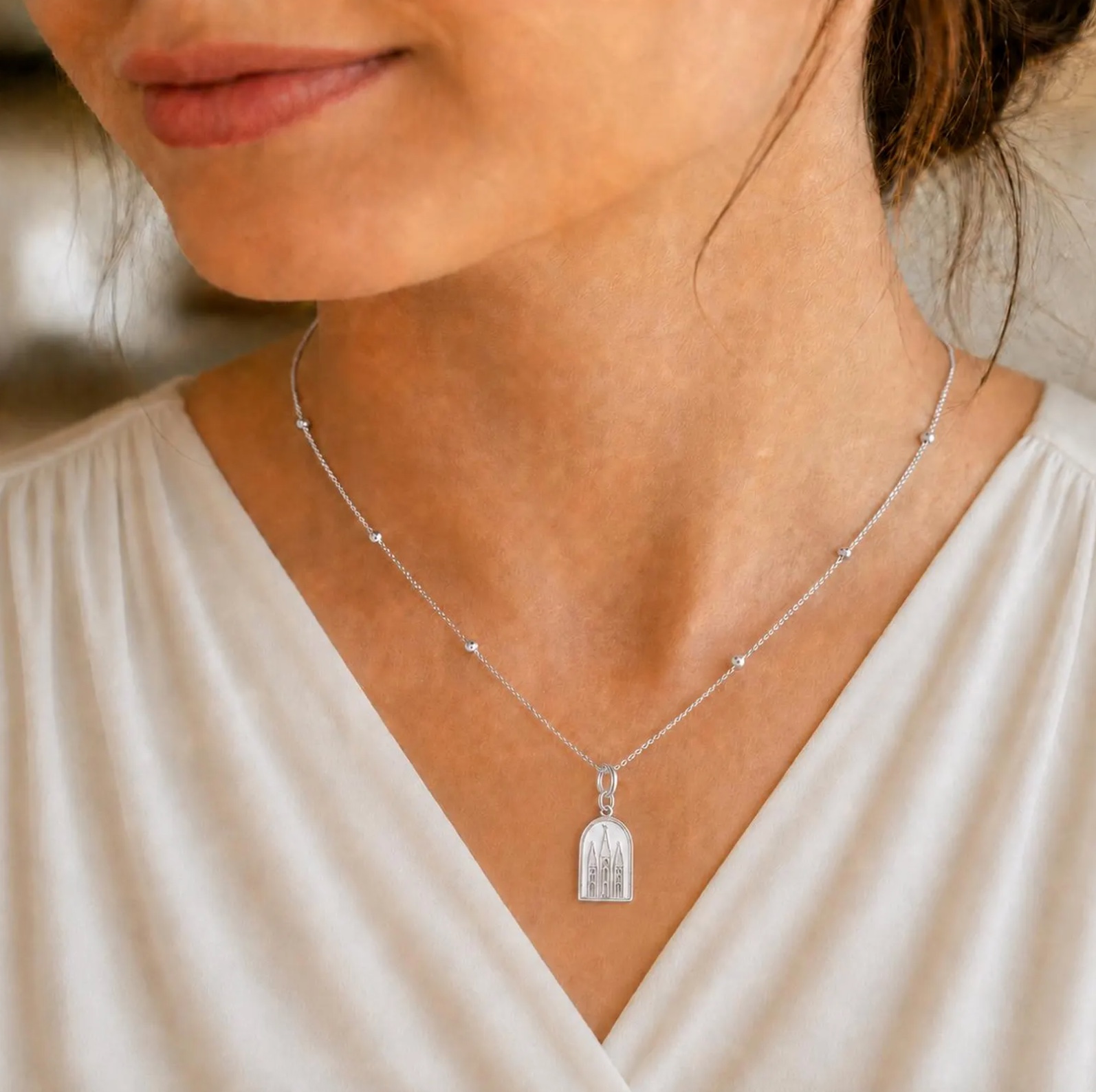 More Holiness Temple Necklace, , large image number 4