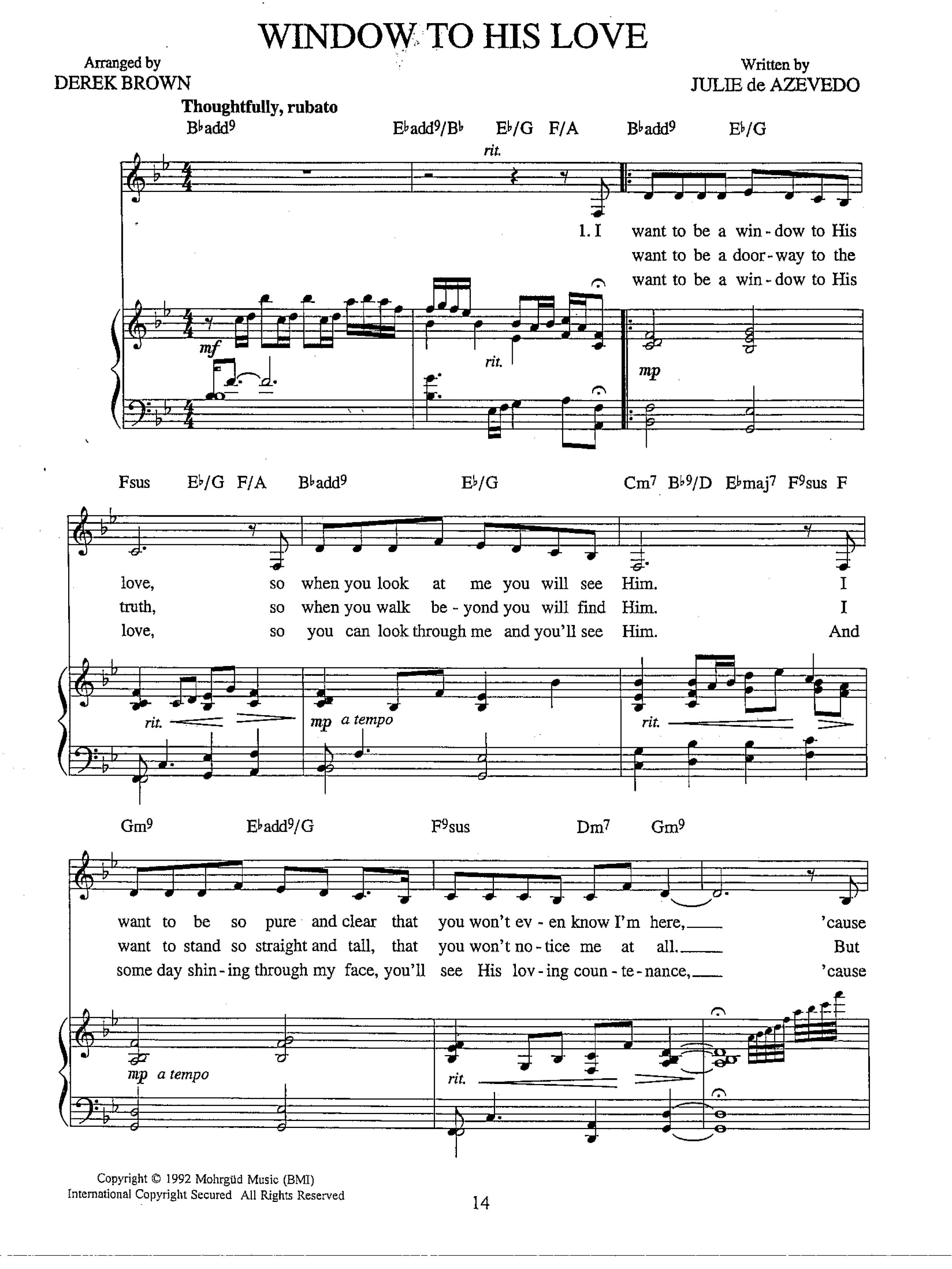 Window to His Love VS