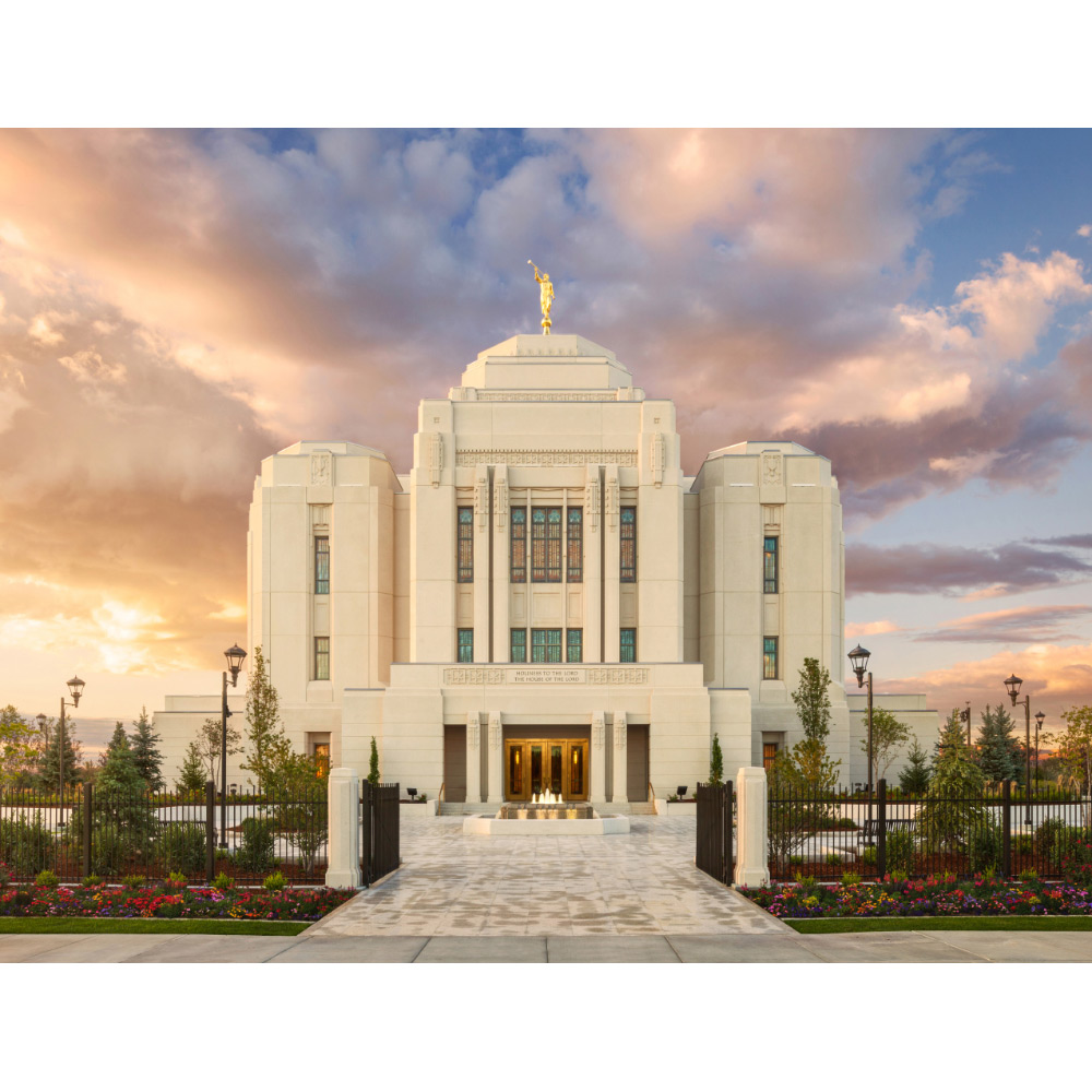 Meridian Idaho Temple - Gateway to Eternity Print