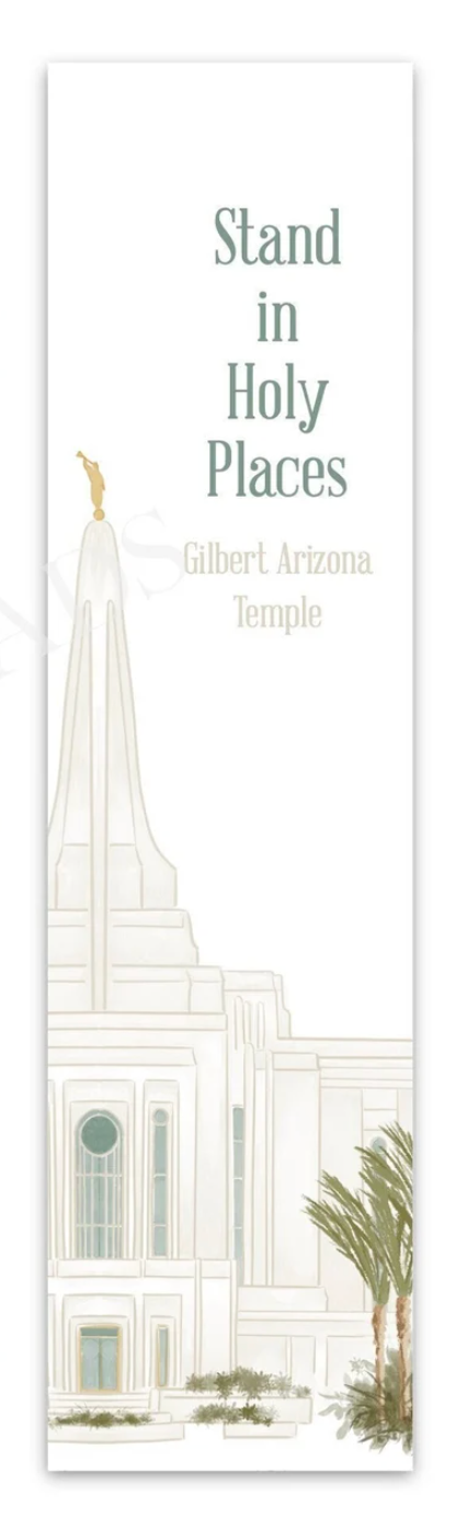 Gilbert Arizona Temple Bookmark
