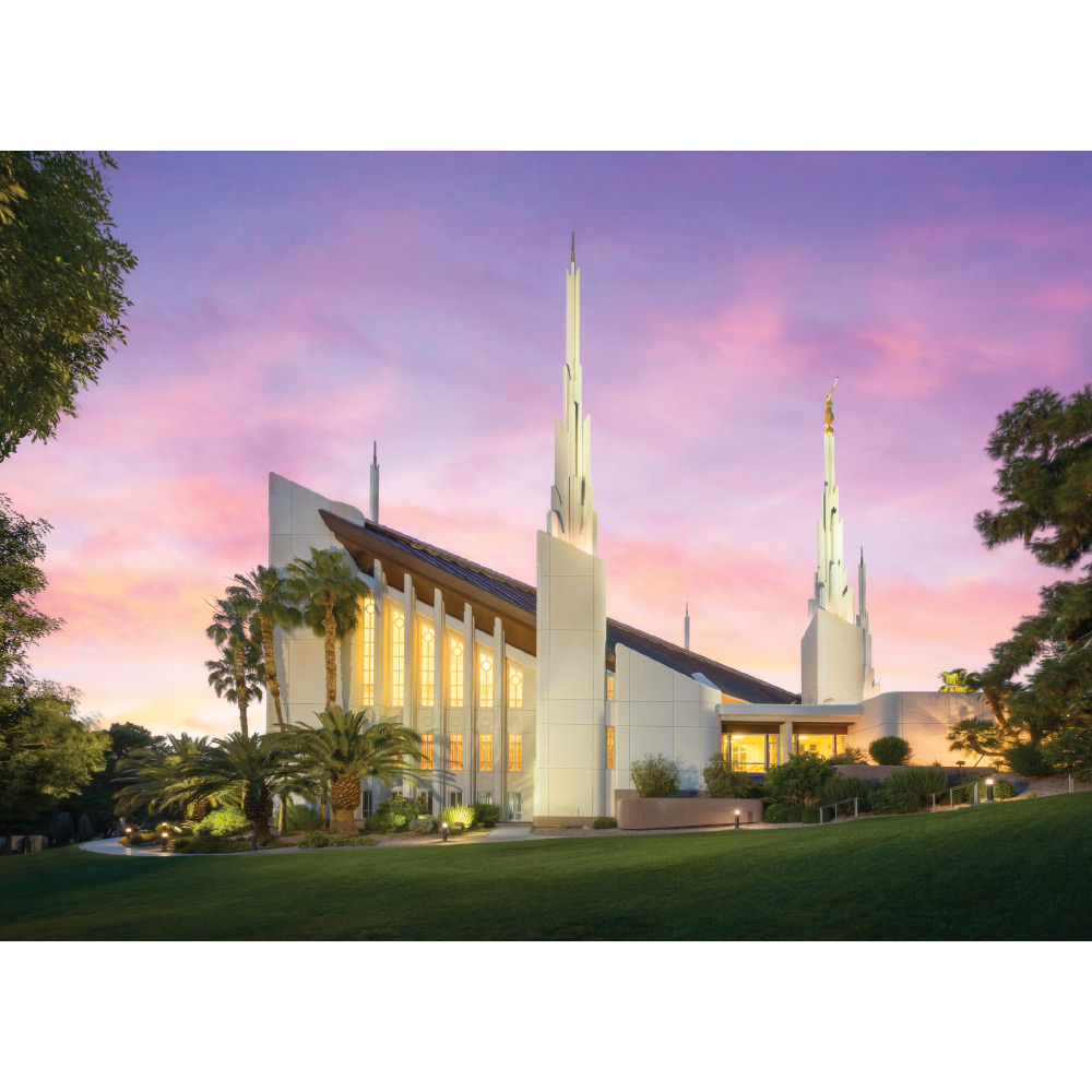 Las Vegas Nevada Temple - Summer Glow Print