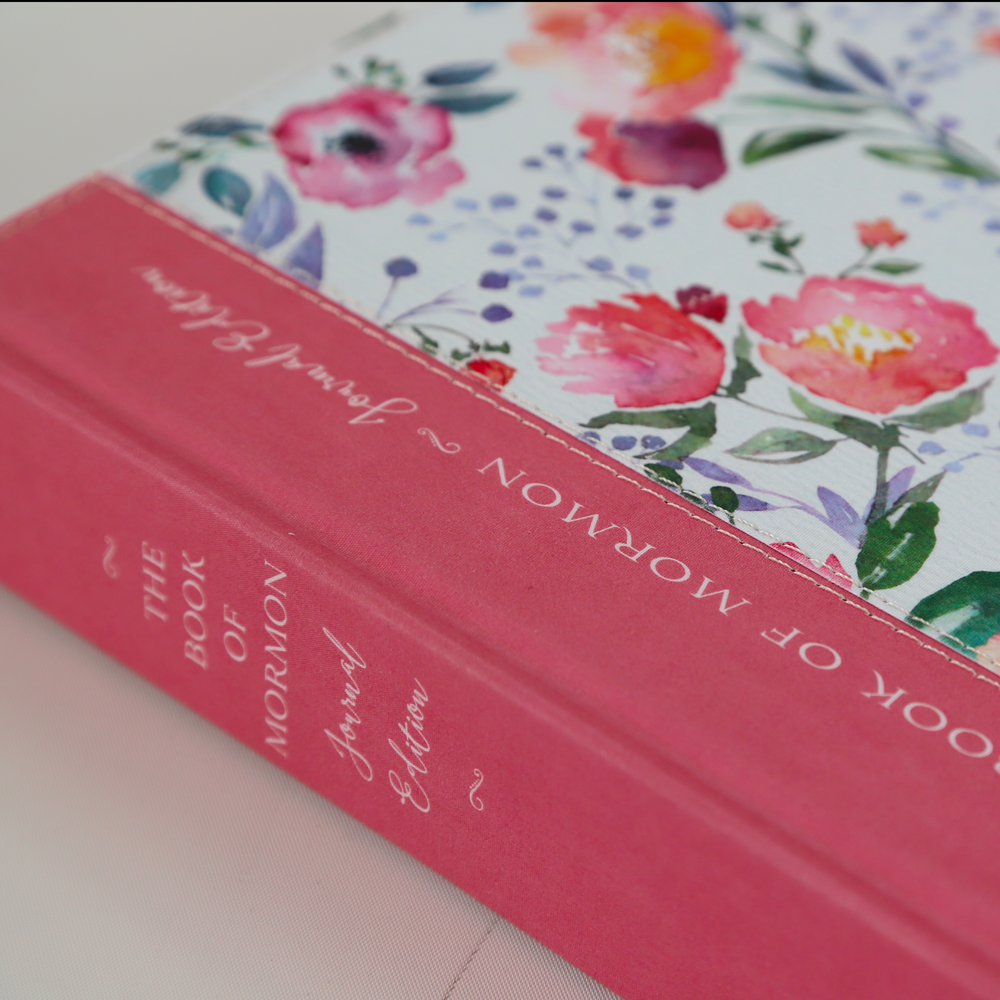 The Book of Mormon, Journal Edition, Pink Floral (No Index), , large image number 7