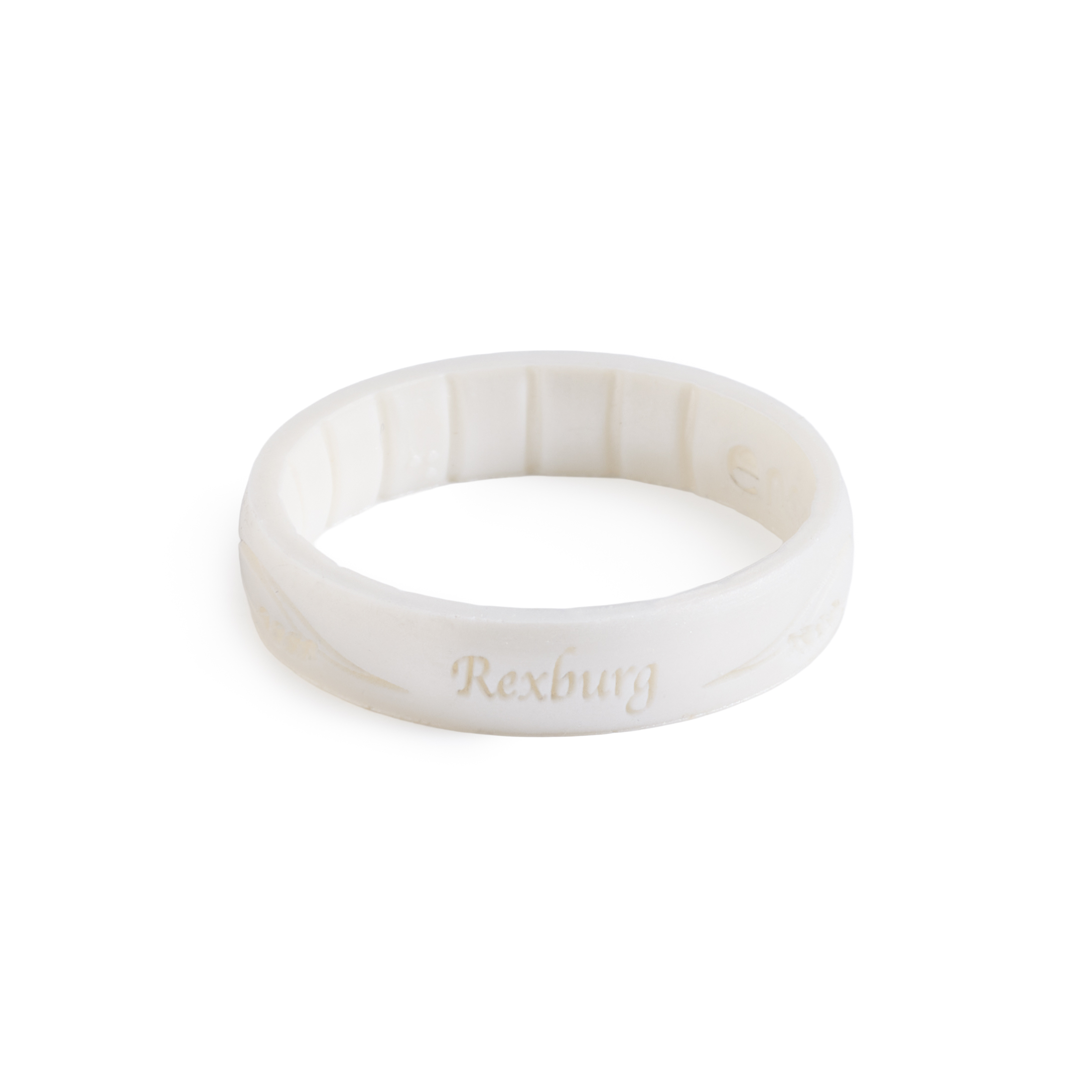 Rexburg Temple Thin Silicone Ring, , large