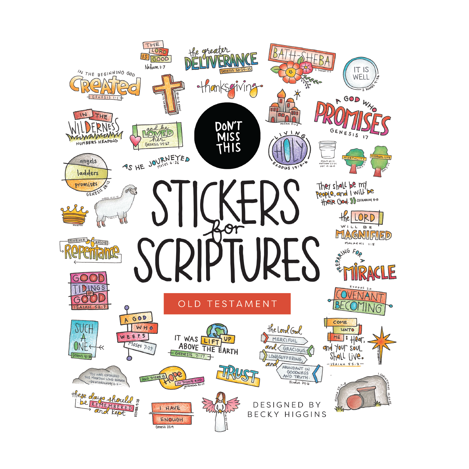 Don&rsquo;t Miss This Stickers for the Old Testament