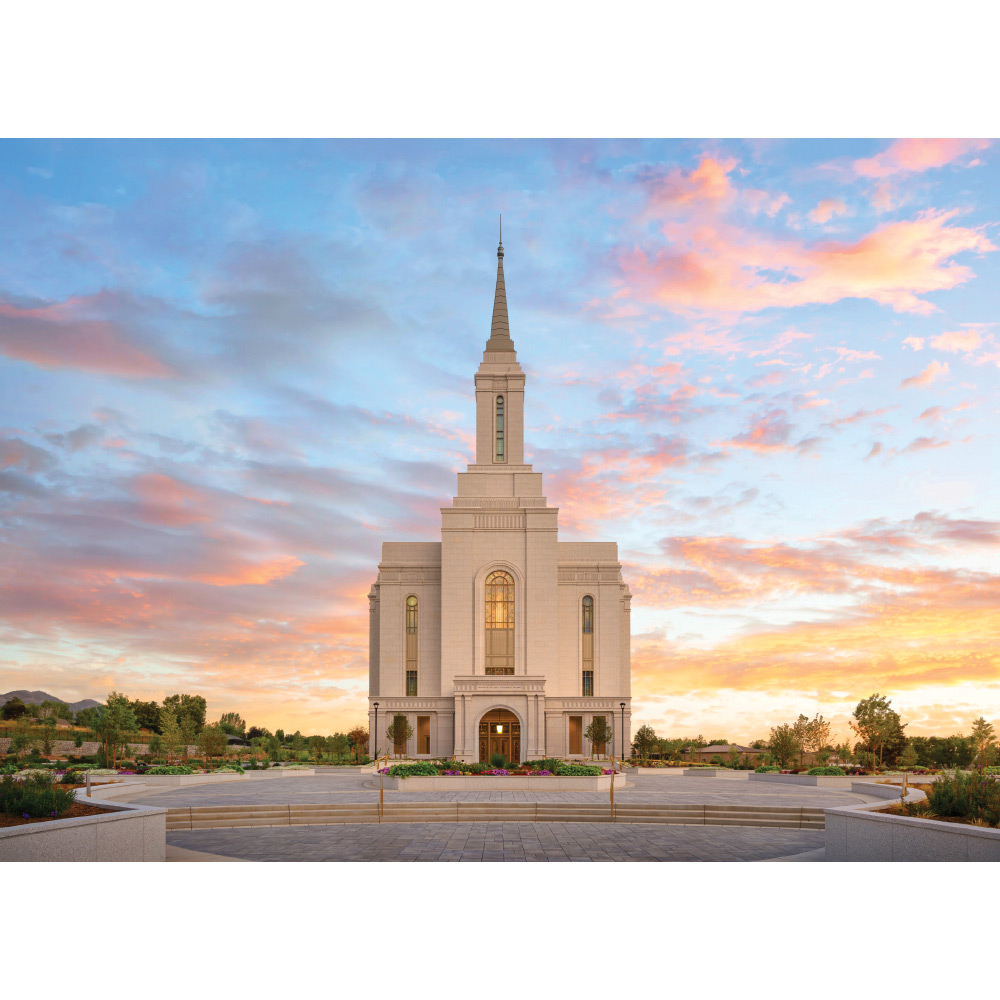Lindon Utah Temple - Summer Peace Print