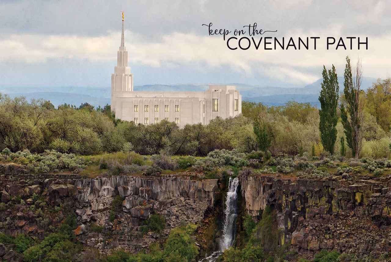 Twin Falls Idaho Temple Repositionable Poster