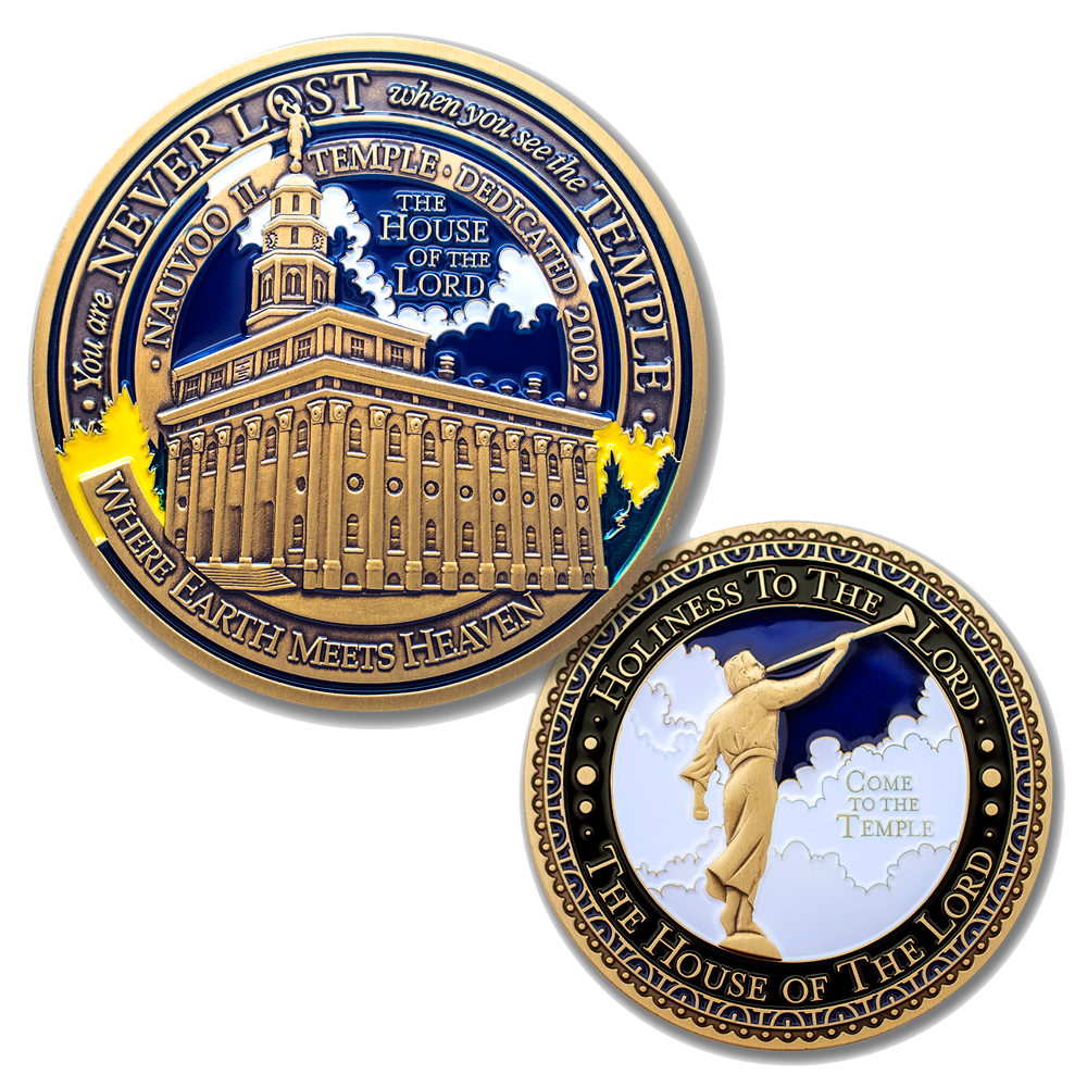 Nauvoo Illinois Temple Medallion Coin, , large image number 3