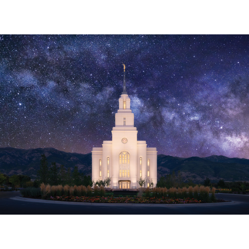 Layton Utah Temple - For Eternity Print