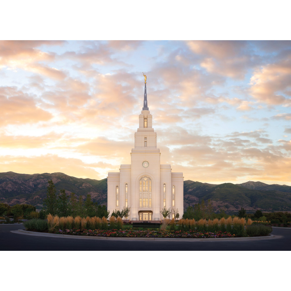Layton Utah Temple - Glory to the Highest Print