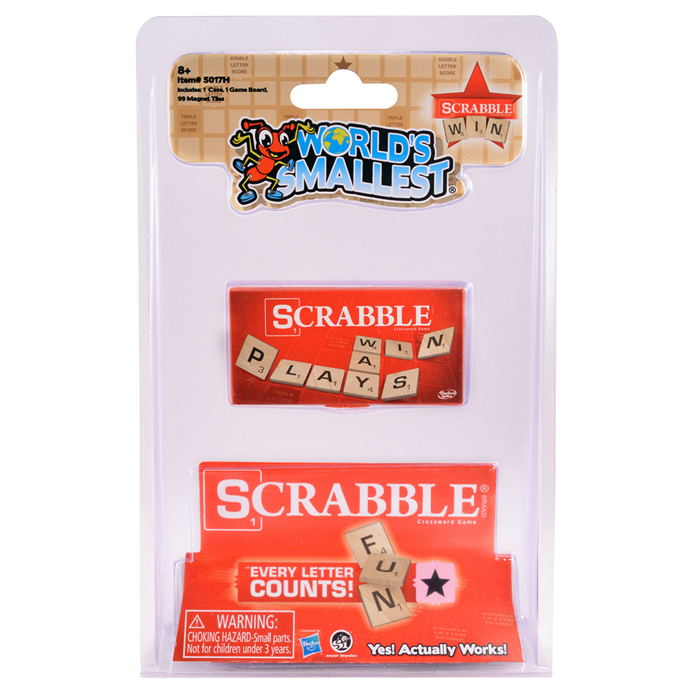 'World's Smallest'  Scrabble Board Game