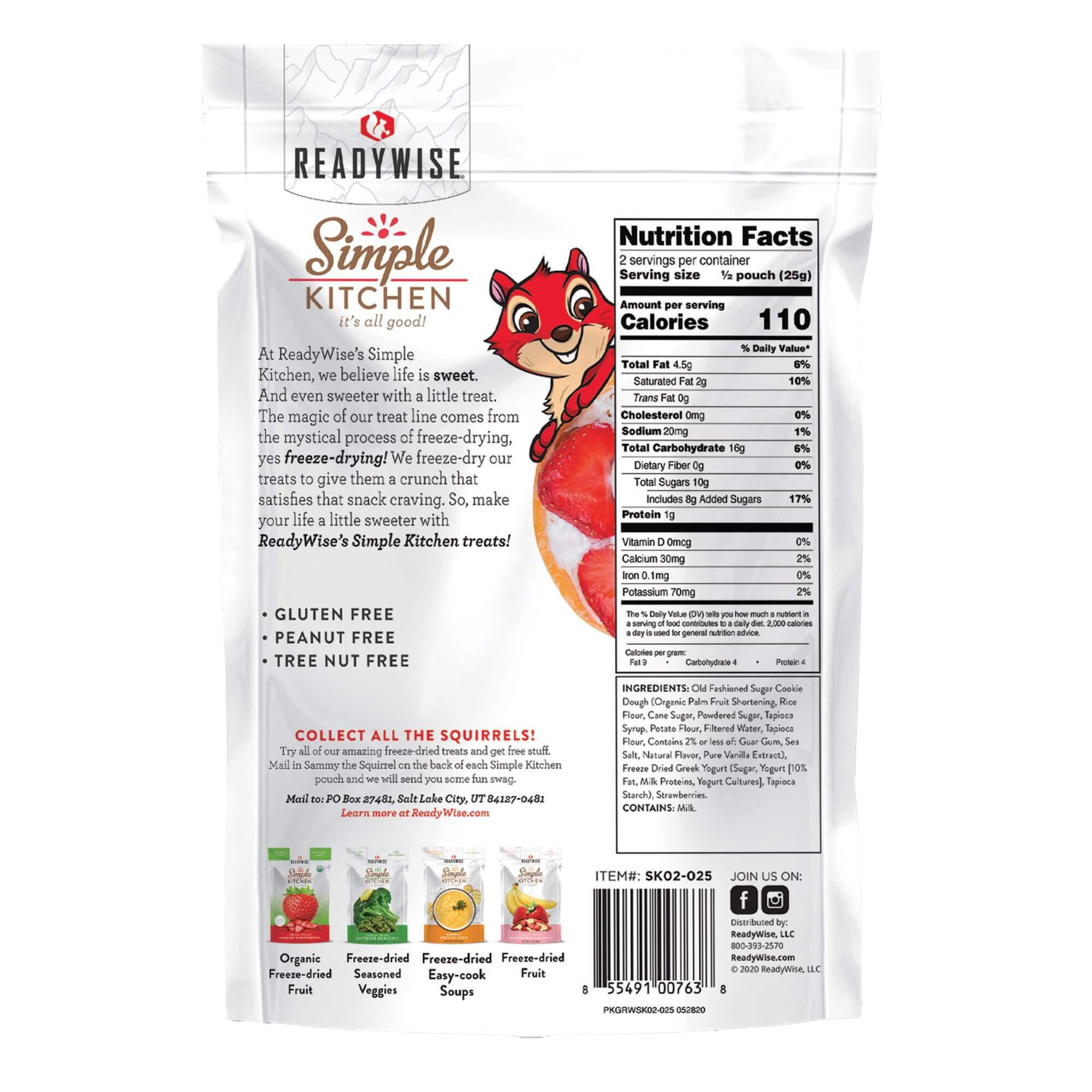 Simple Kitchen Freeze-Dried Strawberry Yogurt Tart Single Pouch, , large