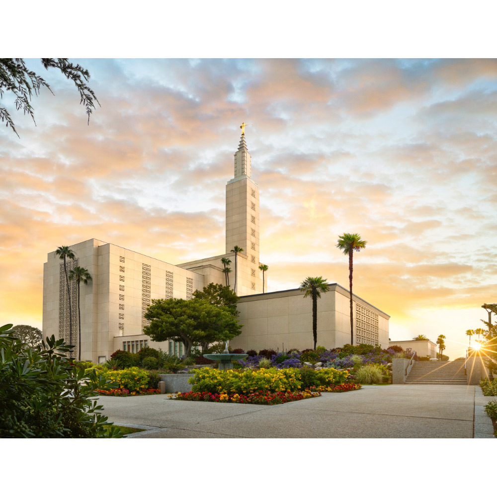 Los Angeles California Temple - Radiance Print