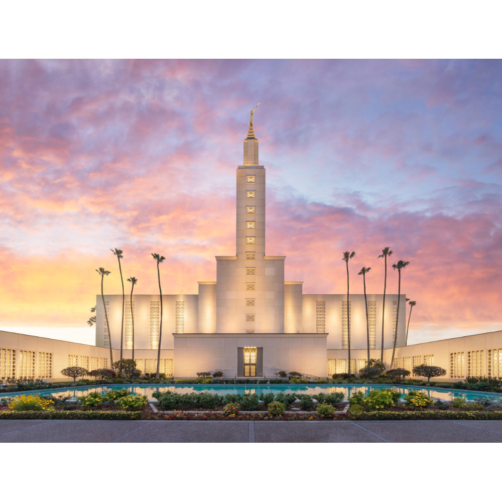 Los Angeles California Temple - Glory to the Highest Print