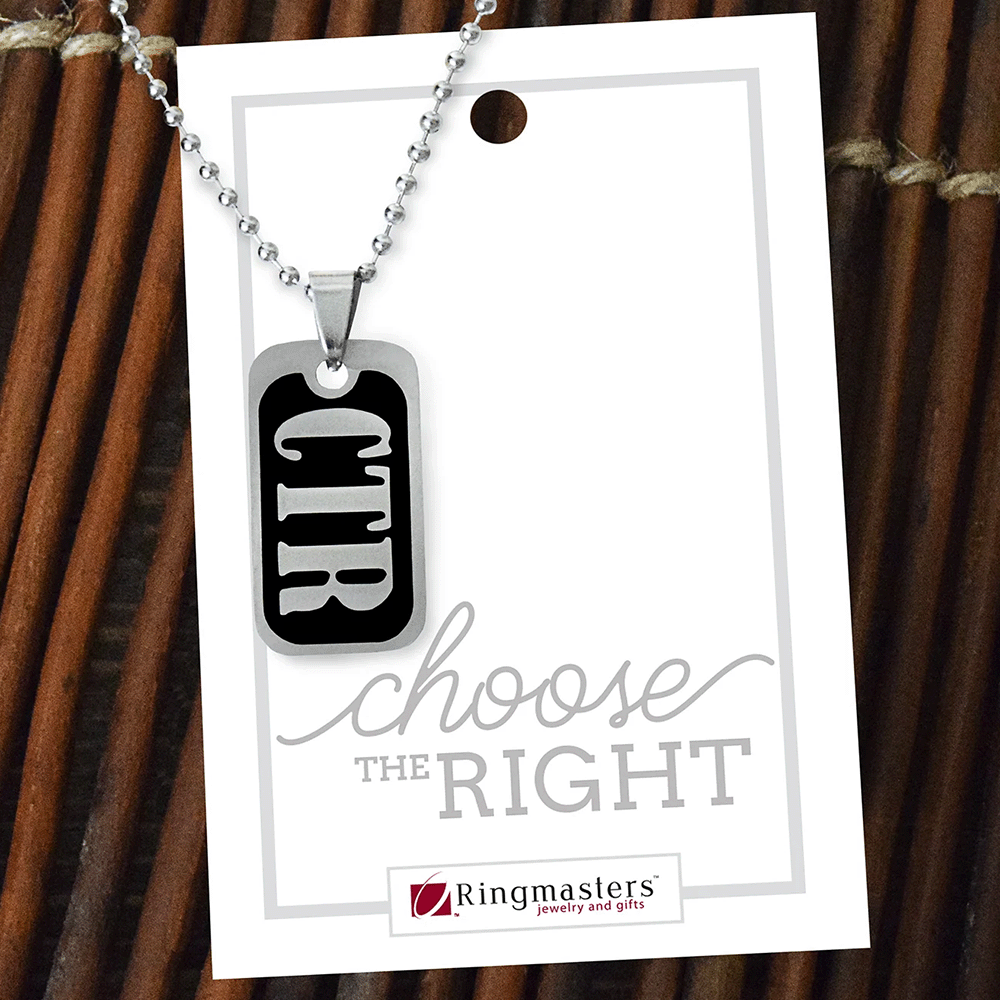 Mini CTR Dog Tag Necklace, , large