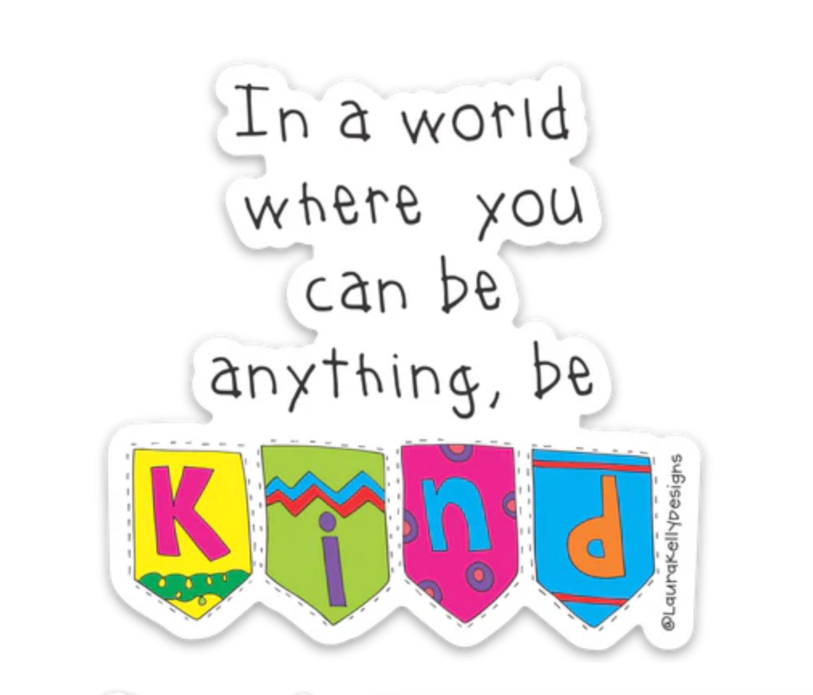 Kind Banner Sticker, , large image number 0