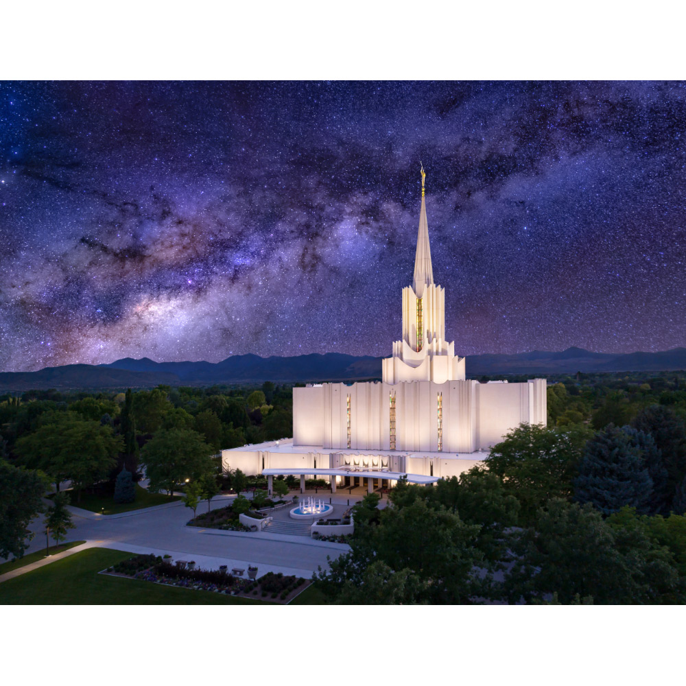 Jordan River Utah Temple - Eternal Creations Print