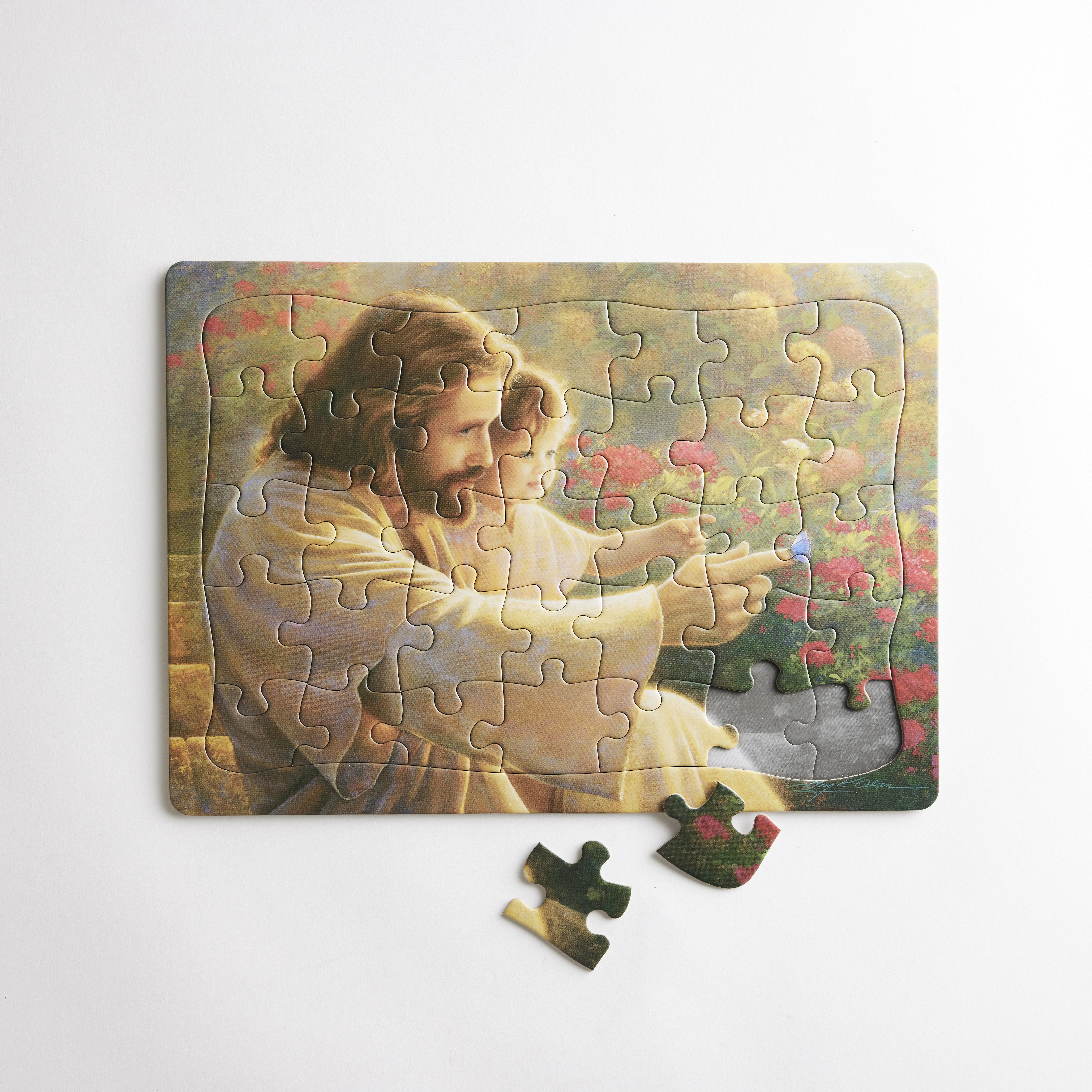 Precious in His Sight 35 Piece Tray Puzzle, , large