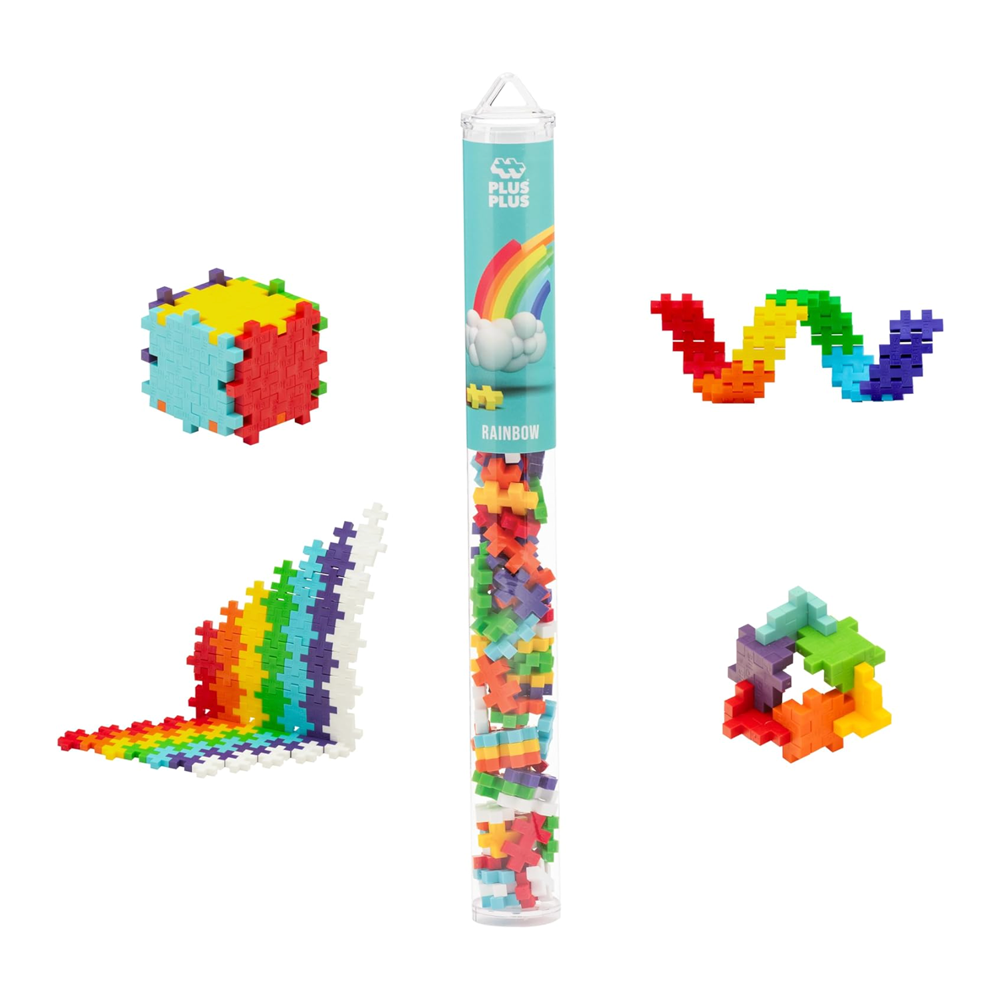 Plus Plus Mini Tube Rainbow Mix