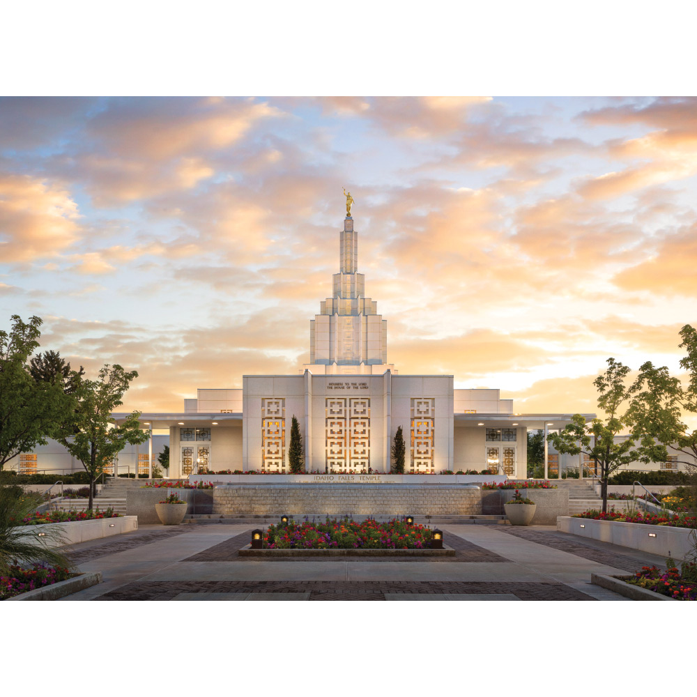 Idaho Falls Idaho Temple - Glory to the Highest Print