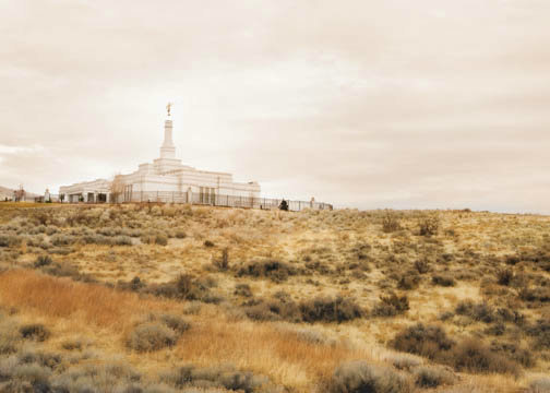 Reno Nevada Temple - Desert Hill Print