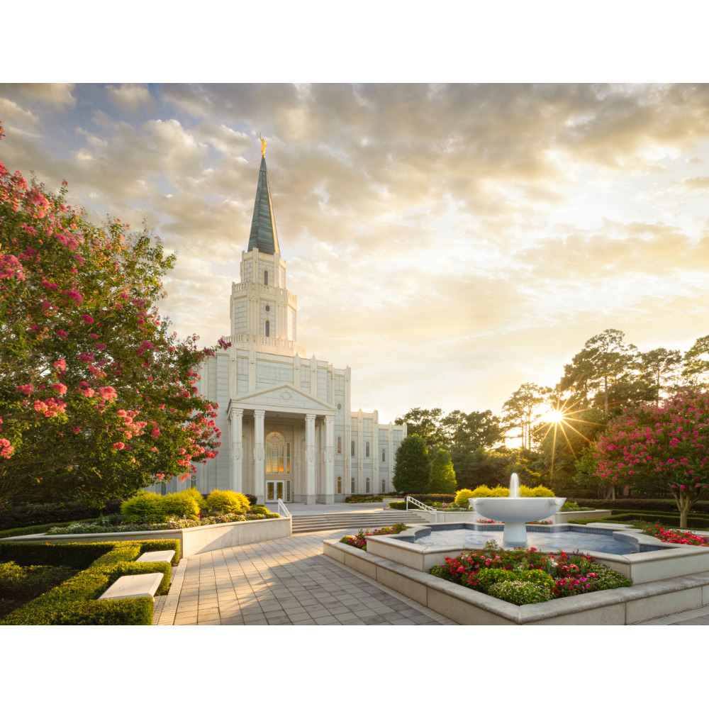 Houston Texas Temple - Radiance Print