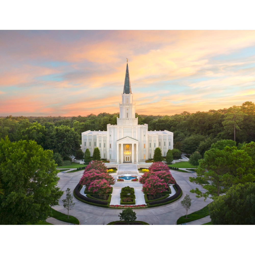 Houston Texas Temple - Heavenly Light Print