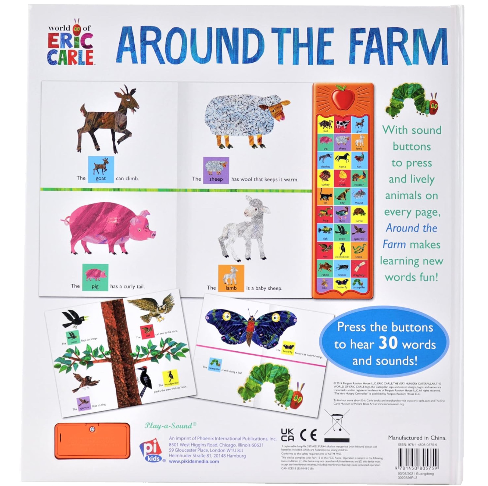 Eric Carle Around the Farm Sound Book, , large