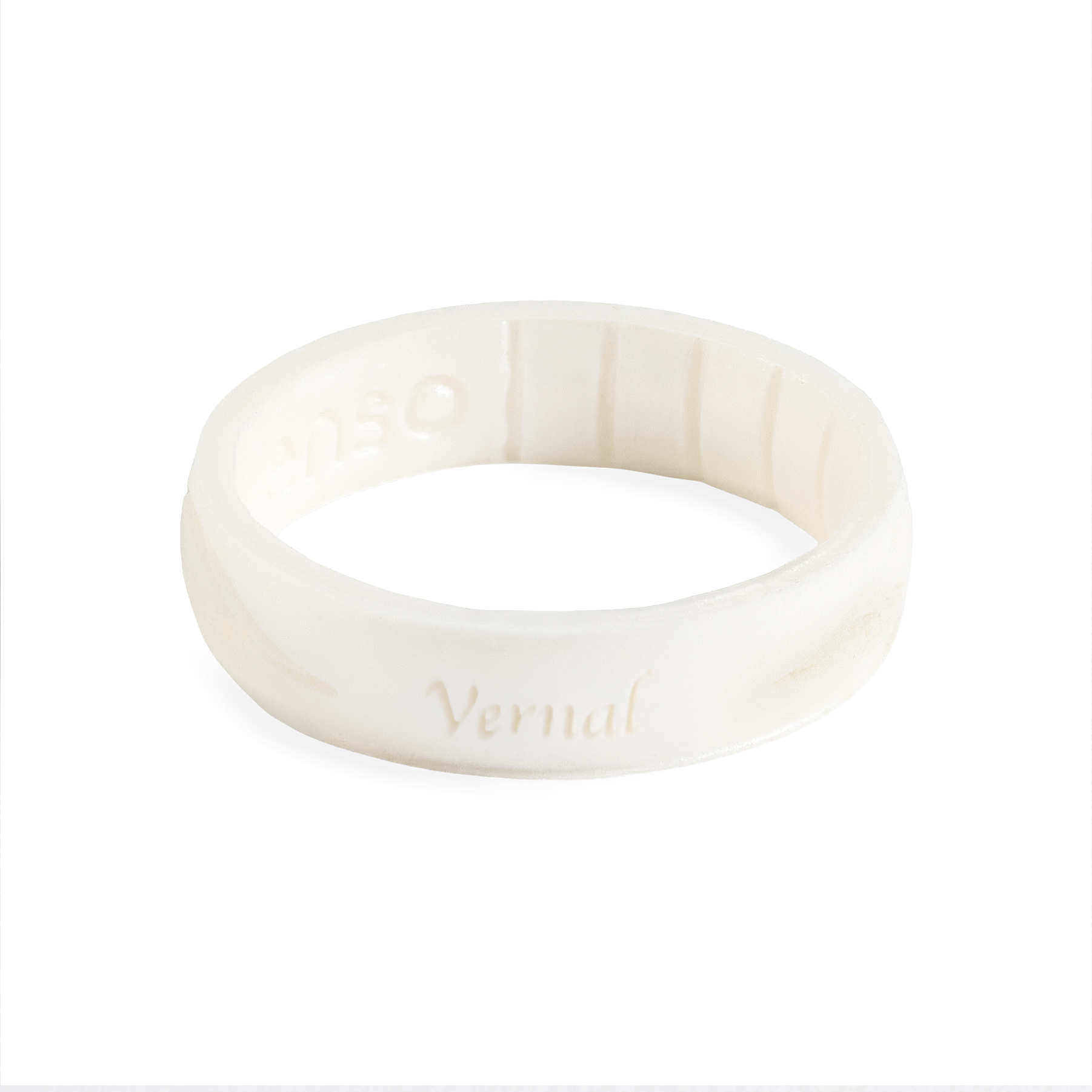 Vernal Temple Thin Silicone Ring, , large